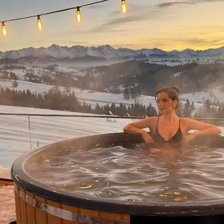 Osada Poli Kotelnica - Panoramiczny Z Prywatna Balia I Hydromasazem *